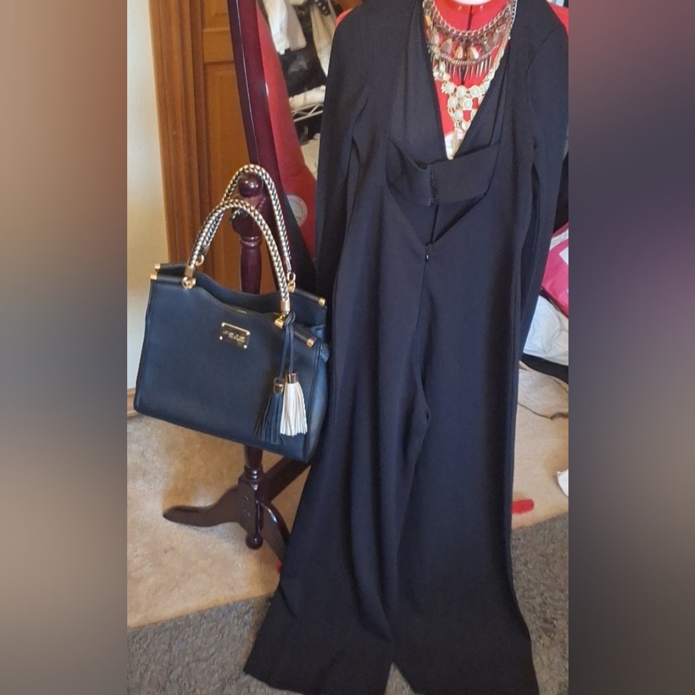Zara Black Jumpsuit Size S - Picture 3 of 14